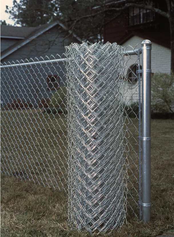 galvanized chain link fence