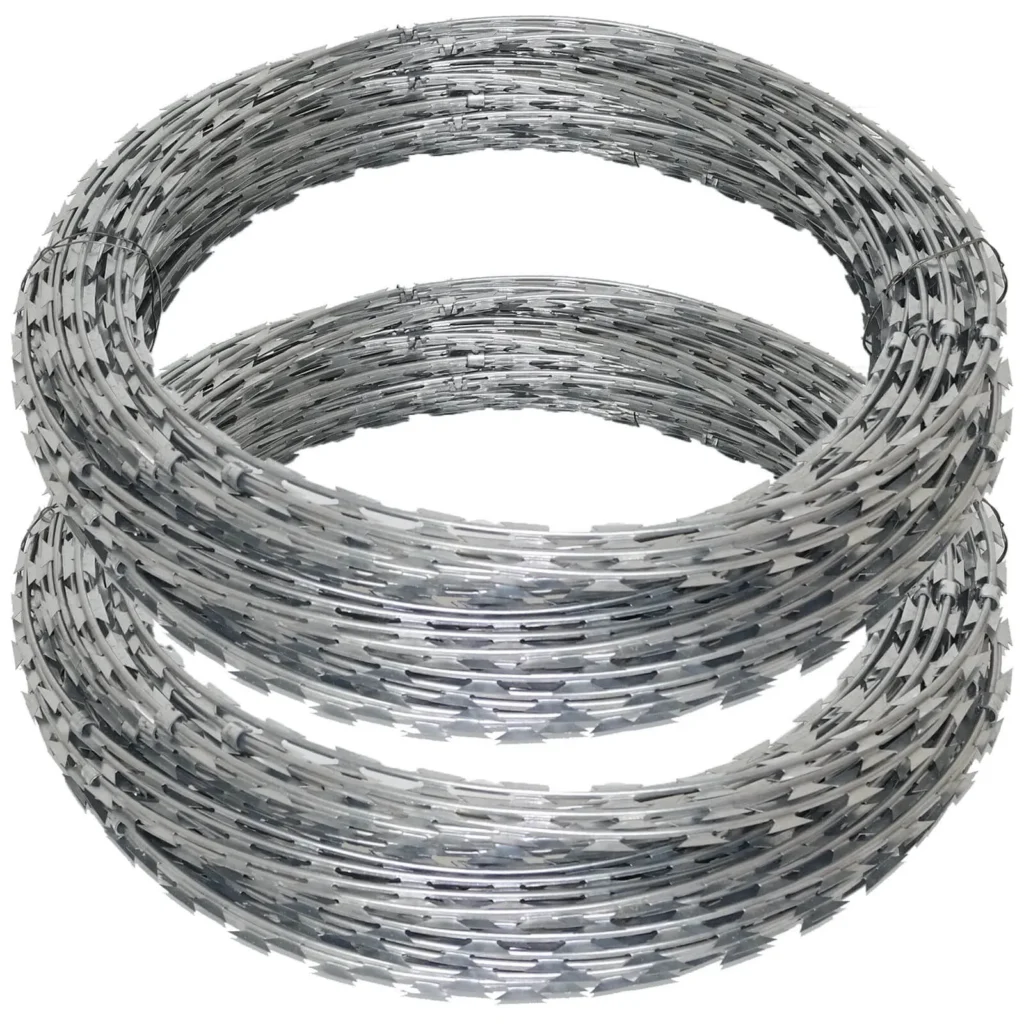 razor wire fence